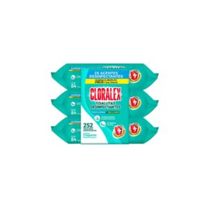 Cloralex Toallitas Desinfectantes sin Cloro 252 pzas