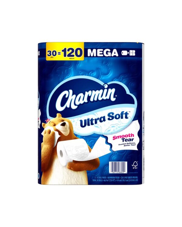 Charmin Papel Higiénico Ultra Soft 30 Mega Rollos
