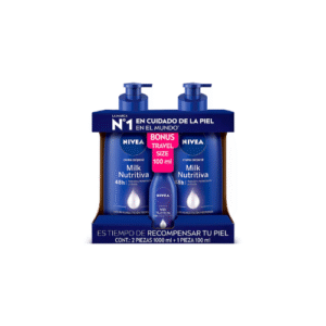 Nivea Body Milk Crema Corporal 2 pzs de 1l + 100 ml