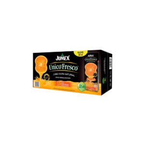 Jumex Único Fresco Jugo de Naranja sin Pulpa 24 pzas de 200 ml