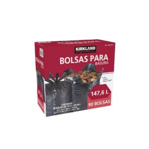 Kirkland Signature Bolsa para Bote de Basura 90 pzas de 147.6 L